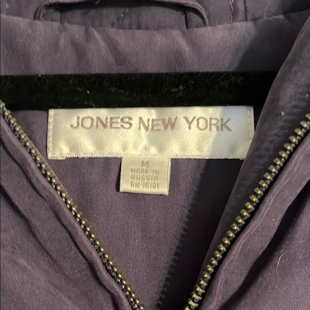 Jones New York Vintage Parka Soft Purple Women's Puffer Jacket Winter Coat - Picture 2 of 8